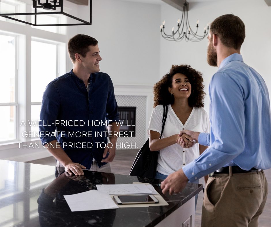 Realtor talking to clients about why Johnston County NC is a great place to buy a home.